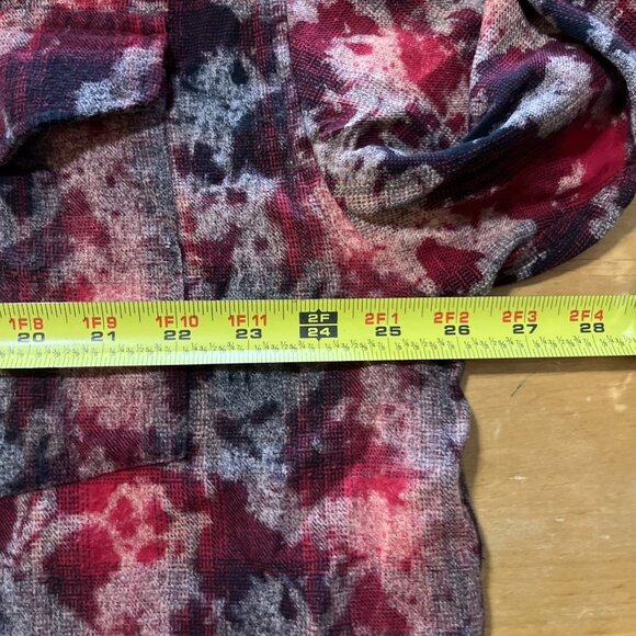 YoungLA Outlaw Flannel Shirt Sample Men's SZ Med Plaid Red/Black Sz XXL - Picture 7 of 12